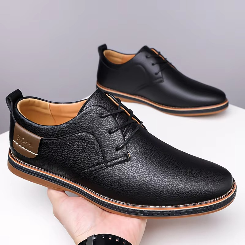 Scarpe Derby da Uomo in Pelle Casual — foto 5