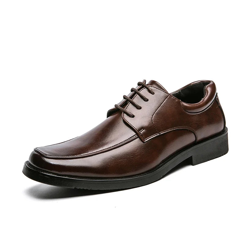 Scarpe Derby da Uomo in Pelle Finitura Lucida — foto 6