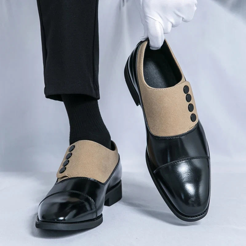 Scarpe Derby da Uomo in Pelle Stringate — foto 2