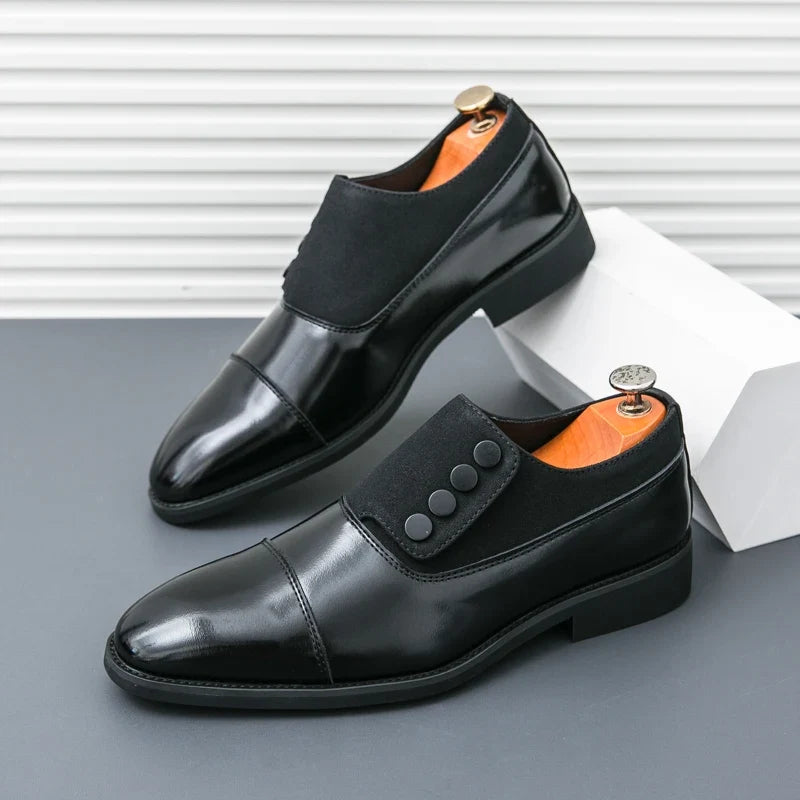 Scarpe Derby da Uomo in Pelle Stringate — foto 3