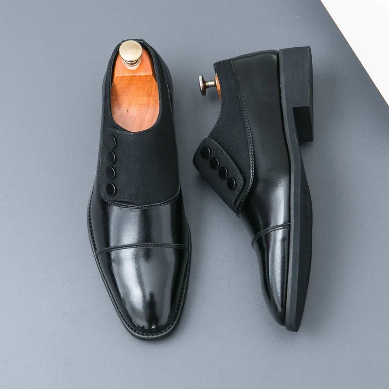 Scarpe Derby da Uomo in Pelle Stringate — foto 4