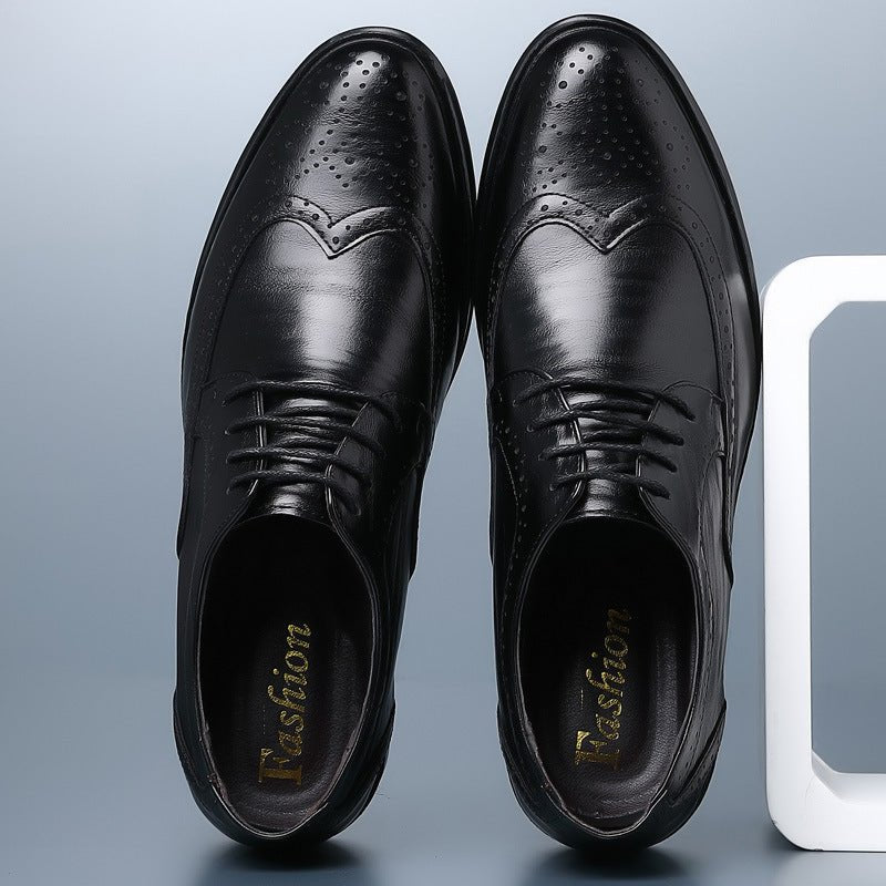 Scarpe Oxford Brogue da Uomo con Perforazioni Decorative — foto 3