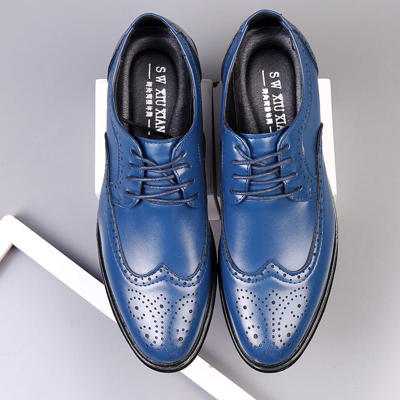 Scarpe Oxford Brogue da Uomo con Perforazioni Decorative — foto 4