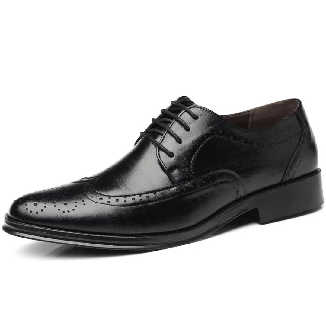 Scarpe Oxford Brogue da Uomo con Perforazioni Decorative — foto 6