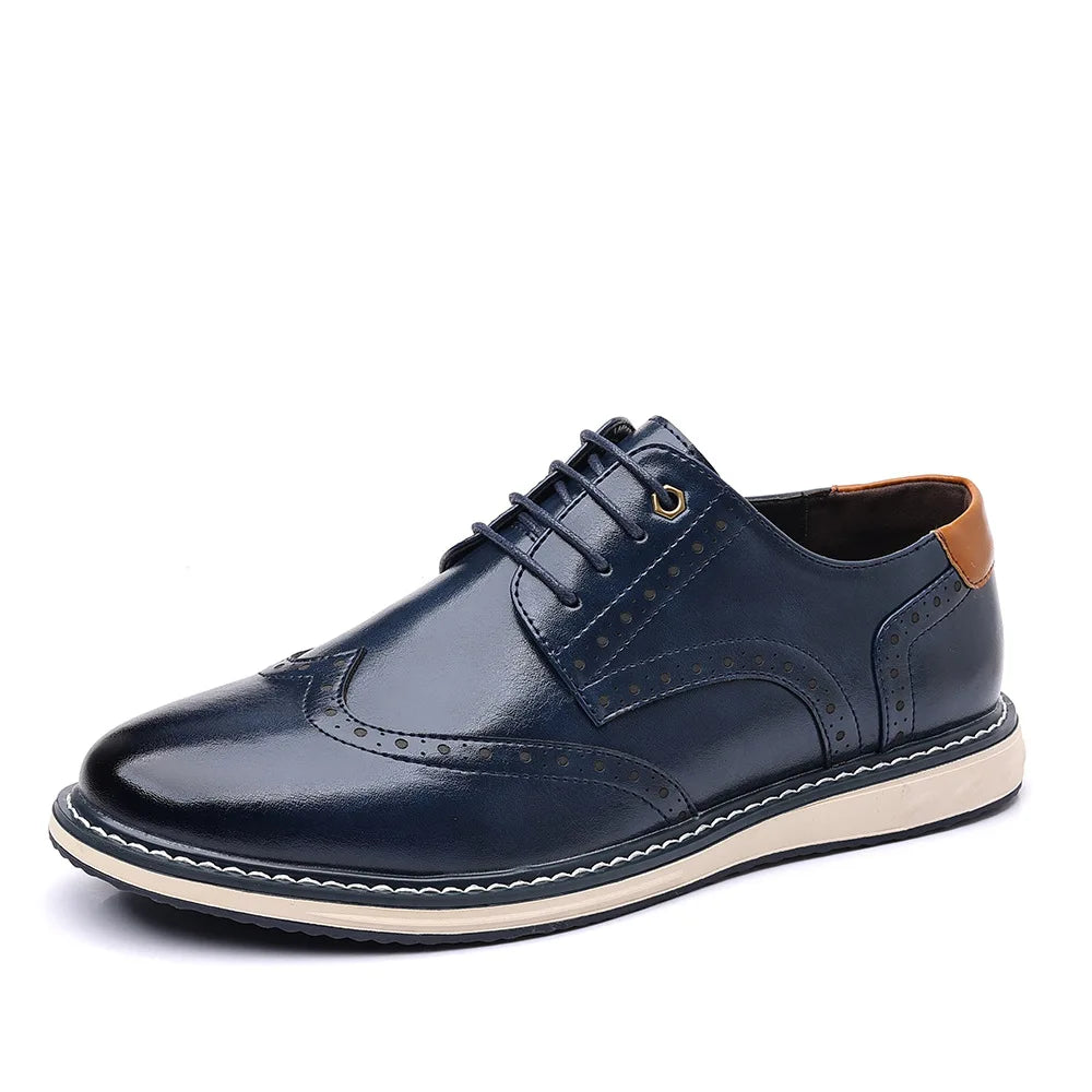 Scarpe Oxford Brogue da Uomo Suola Bicolore — foto 7