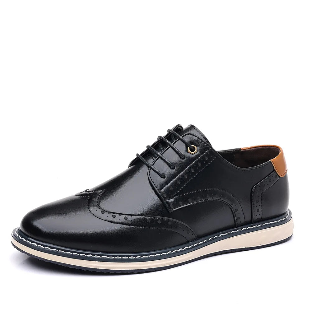 Scarpe Oxford Brogue da Uomo Suola Bicolore — foto 9