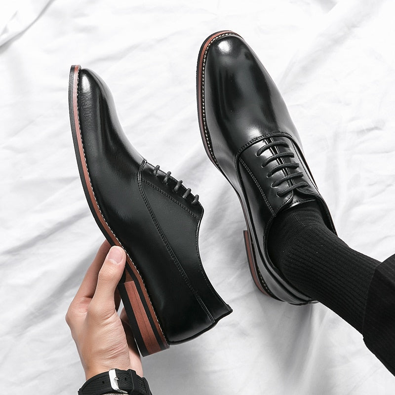 Scarpe Oxford da Uomo Eleganti con Wingtip — foto 4