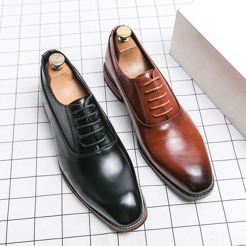 Scarpe Oxford da Uomo Eleganti con Wingtip — foto 5