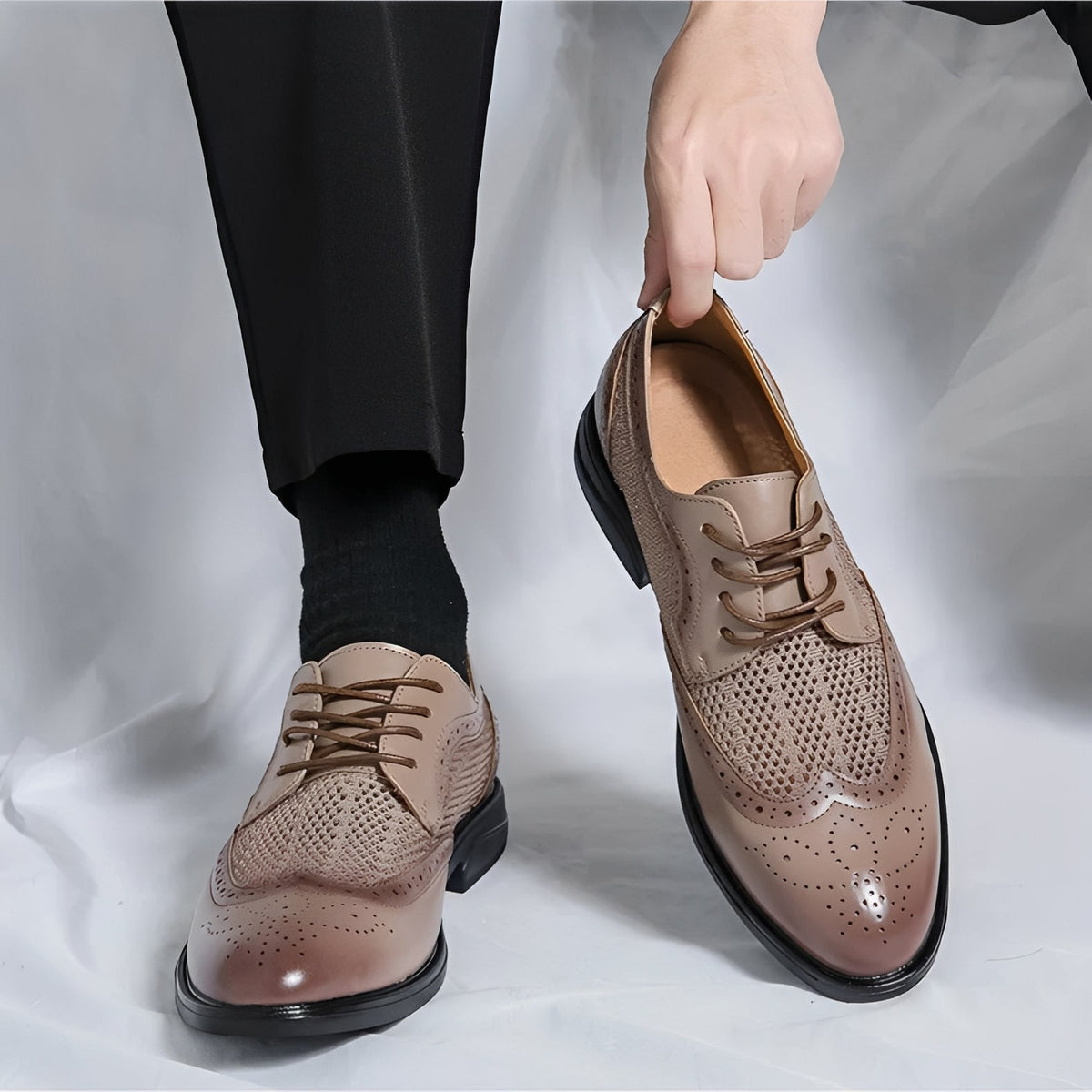 Scarpe Oxford da Uomo in Pelle Eleganti