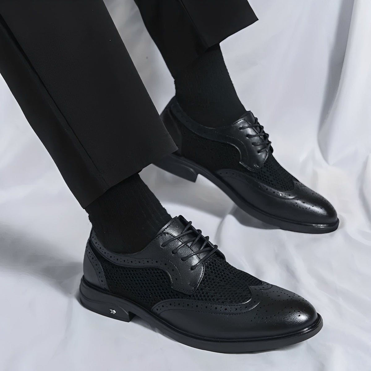 Scarpe Oxford da Uomo in Pelle Eleganti — foto 3