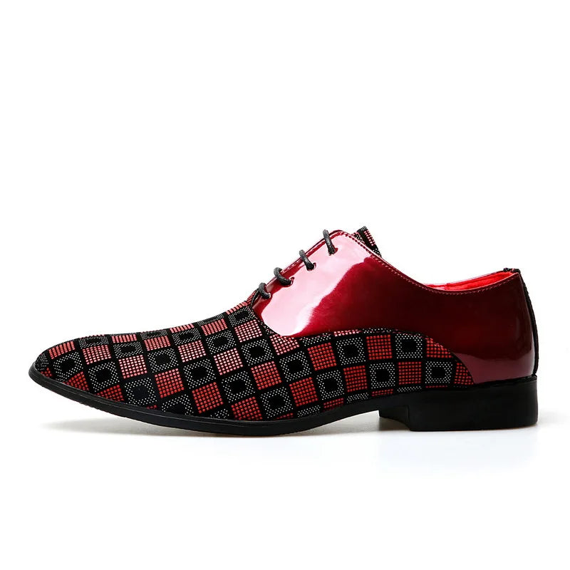 Scarpe Oxford da Uomo in Pelle Fantasia — foto 8