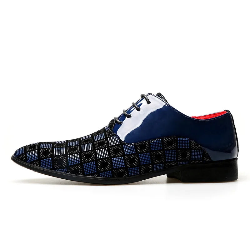 Scarpe Oxford da Uomo in Pelle Fantasia — foto 9