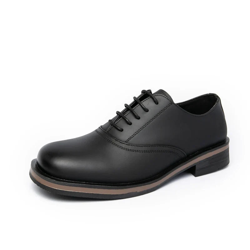 Scarpe Oxford da Uomo in Pelle Suola Spessa — foto 8