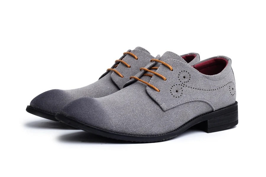 Scarpe Oxford da Uomo in Pelle Vera Colorate — foto 8