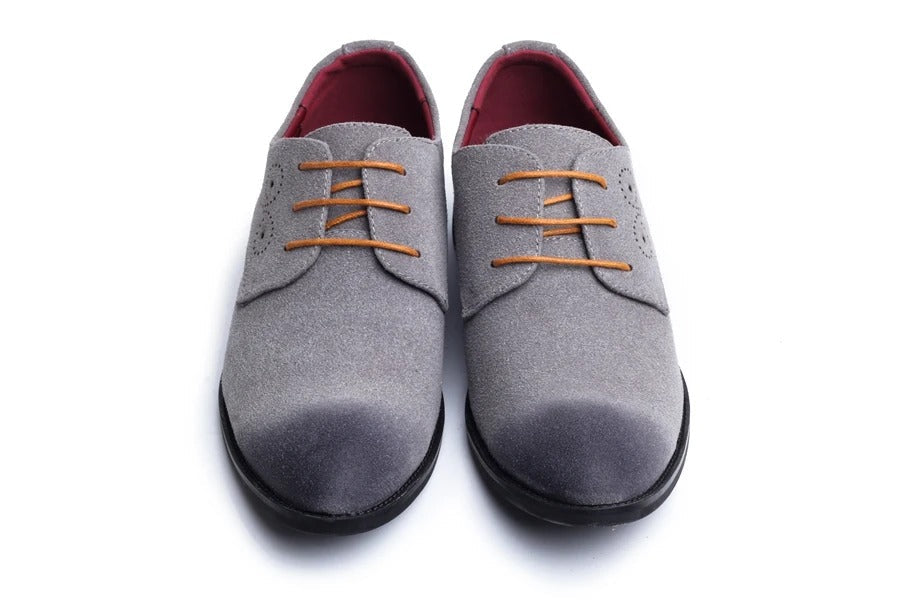 Scarpe Oxford da Uomo in Pelle Vera Colorate — foto 9