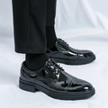 Scarpe Oxford da Uomo in Pelle Verde