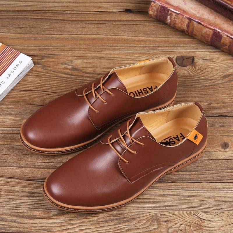 Scarpe Oxford da Uomo Punta Wingtip Lucida — foto 7