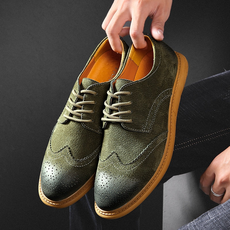 Scarpe Oxford da Uomo con Soletta Imbottita
