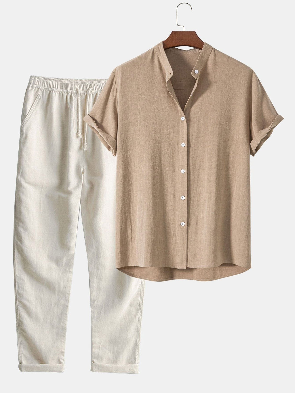 Camicia Manica Corta da Uomo Vestibilità Comoda — foto 12