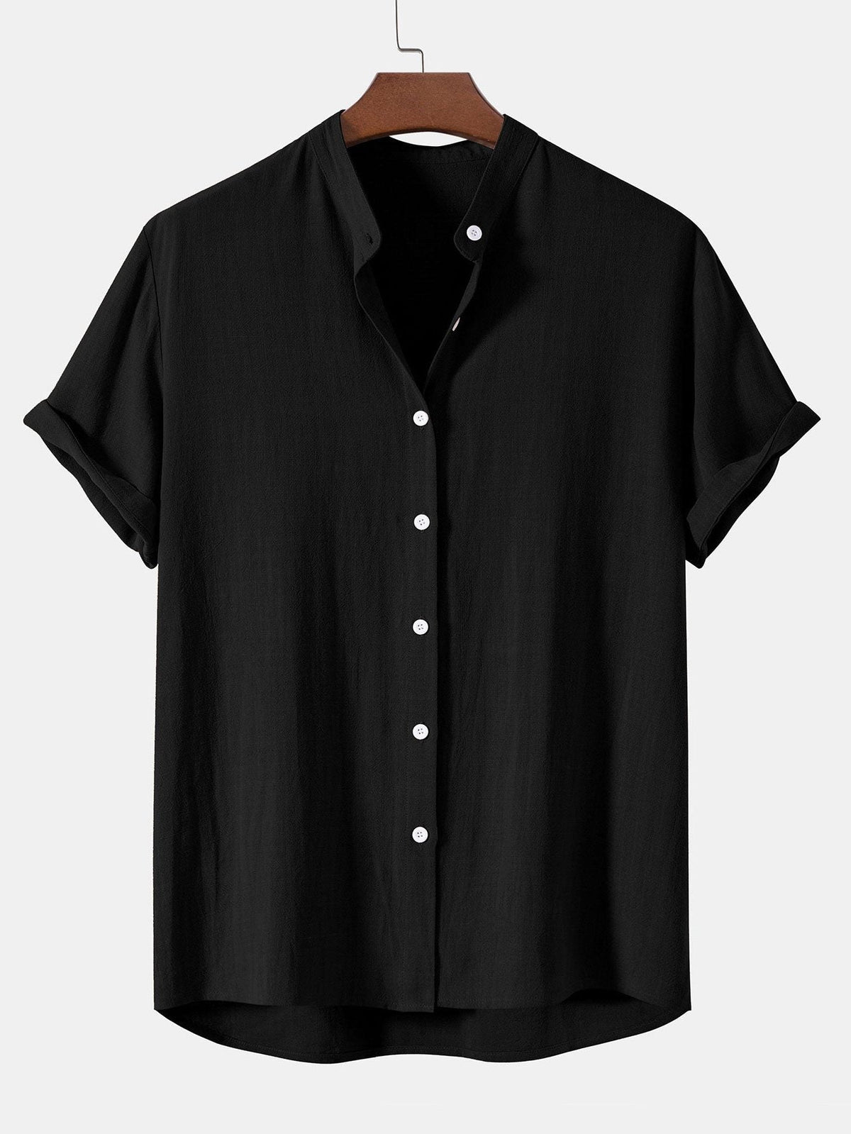 Camicia Manica Corta da Uomo Vestibilità Comoda — foto 2