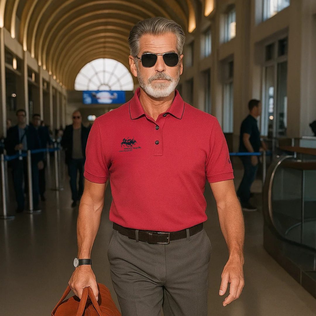 Polo Manica Corta da Uomo Collo a Contrasto — foto 5