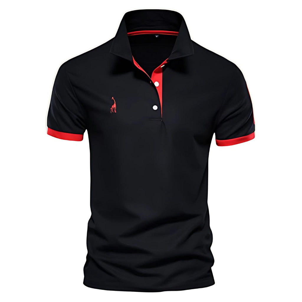 Polo da Uomo con Bordi a Contrasto — foto 2