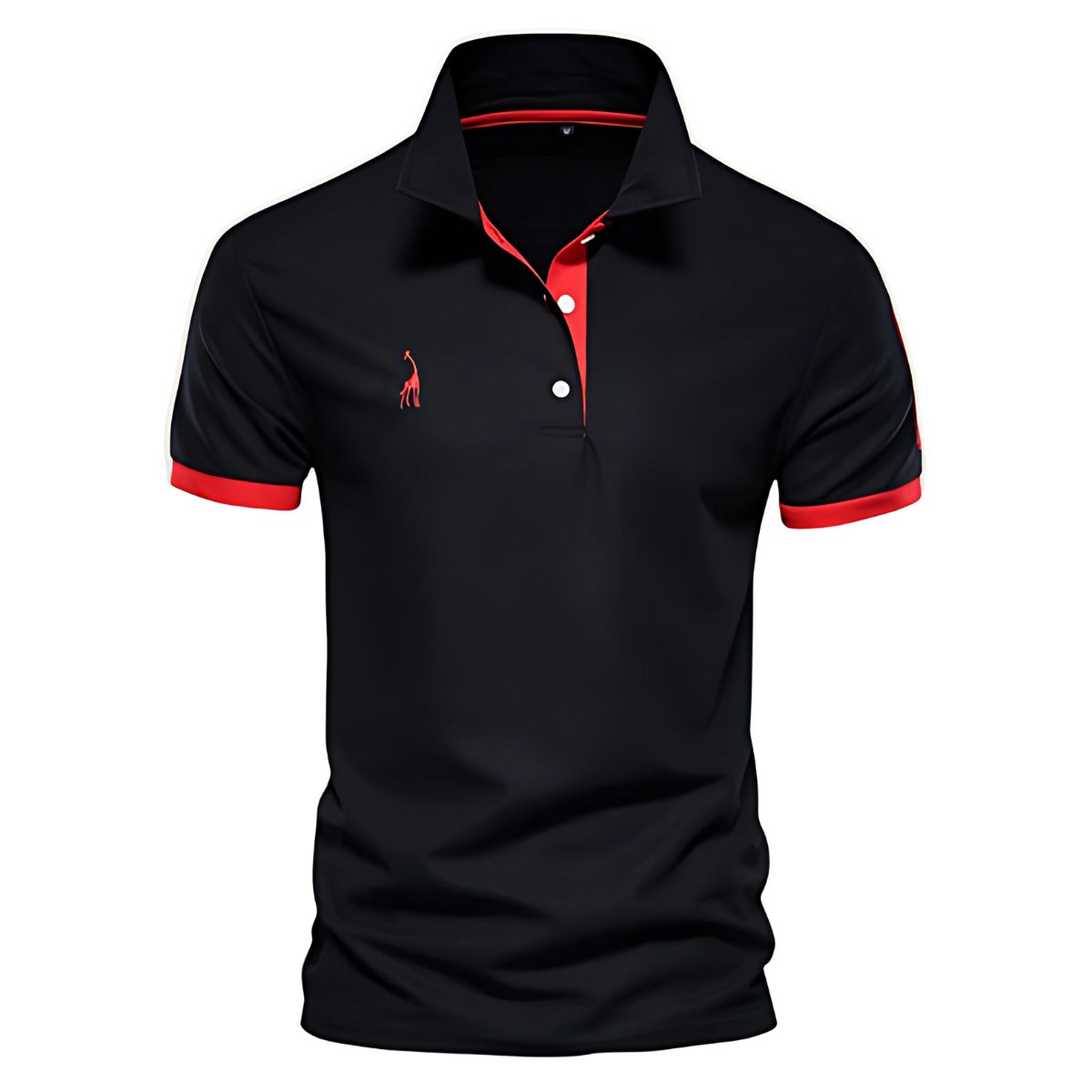 Polo da Uomo con Bordi a Contrasto — foto 2