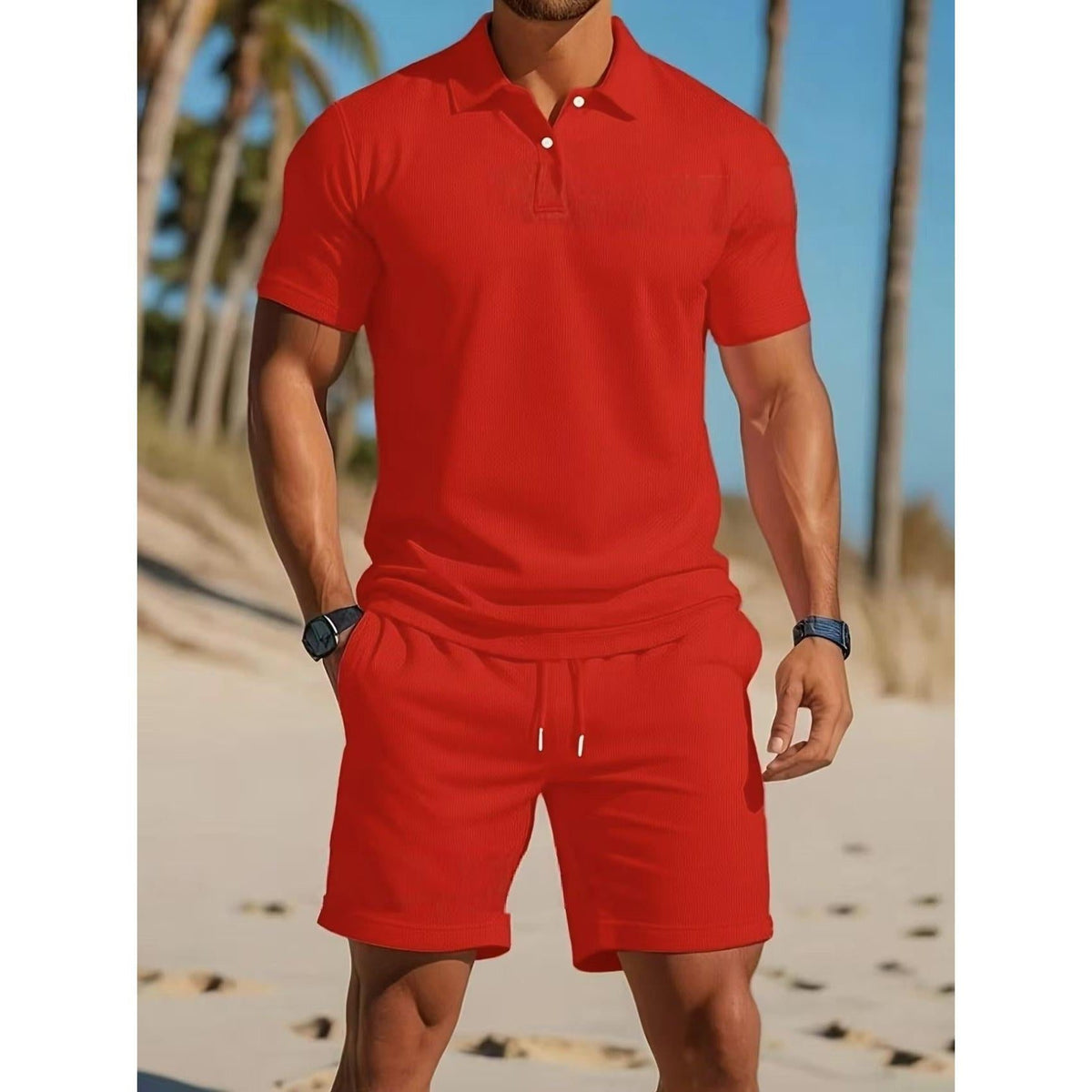 Completo Polo e Bermuda da Uomo Coulisse — foto 8