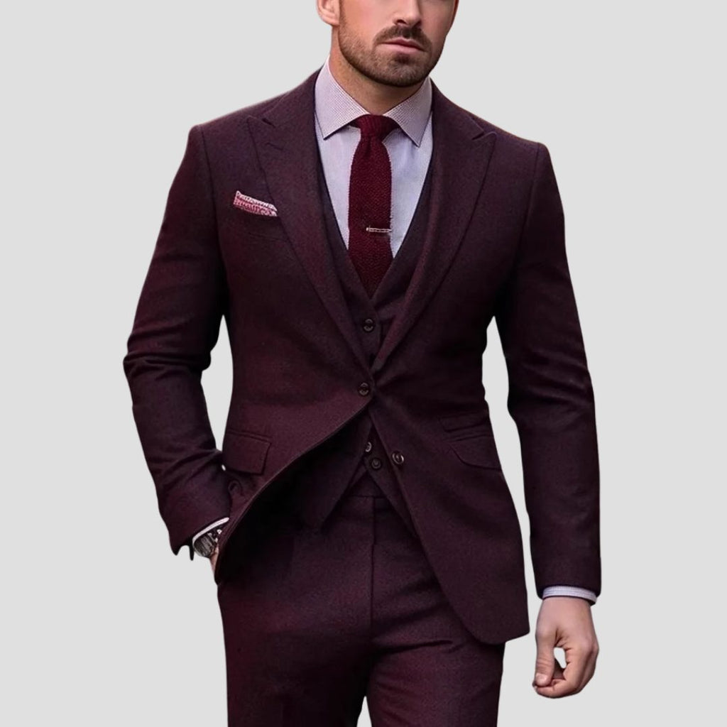 Completo Blazer Slim Fit da Uomo con Pantaloni — foto 3