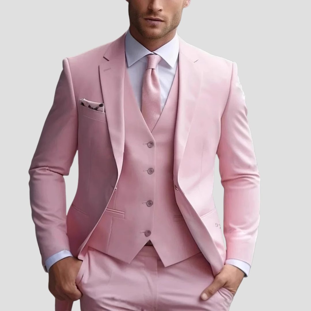 Completo Blazer Slim Fit da Uomo con Pantaloni — foto 6
