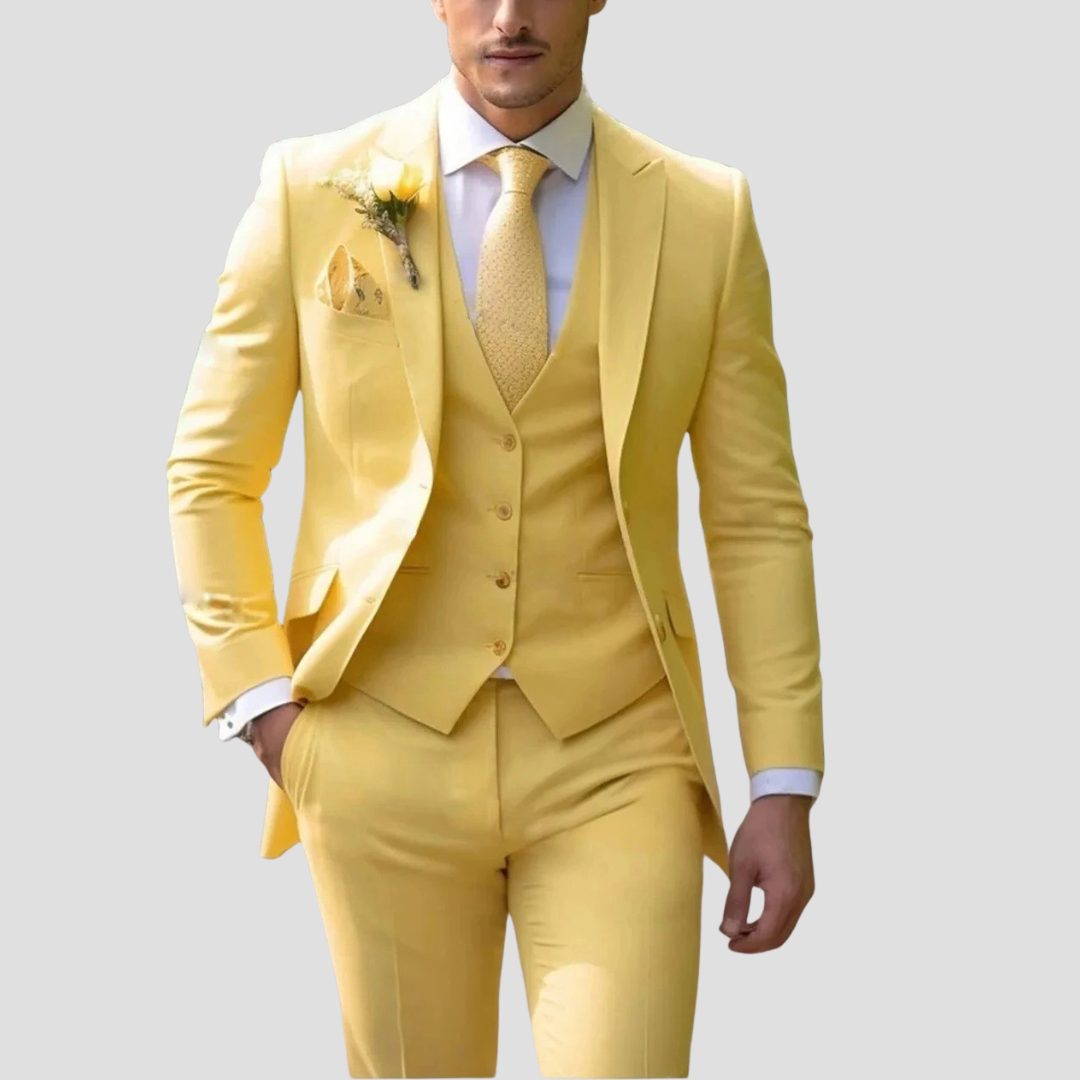 Completo Blazer Slim Fit da Uomo con Pantaloni — foto 7