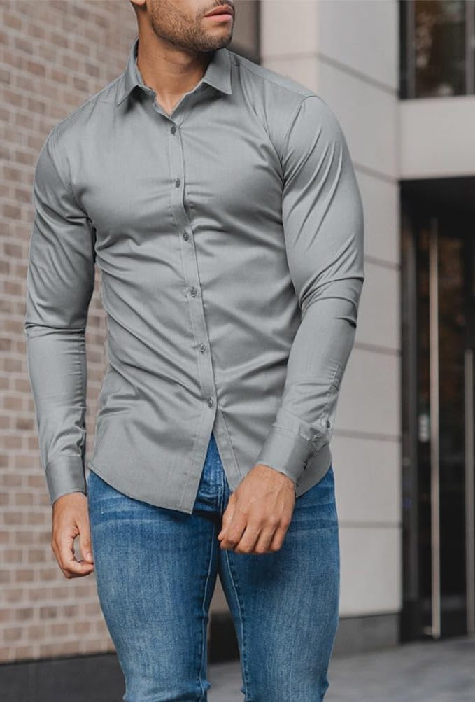 Camicia Slim Fit da Uomo Versatile — foto 2