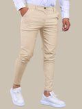 Pantaloni Chino Slim da Uomo Tonalità Neutra