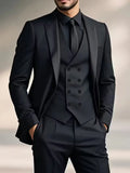Completo Tre Pezzi da Uomo con Gilet Doppiopetto