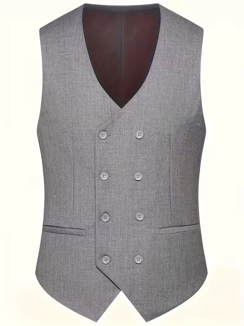 Completo Tre Pezzi da Uomo con Gilet Doppiopetto — foto 22