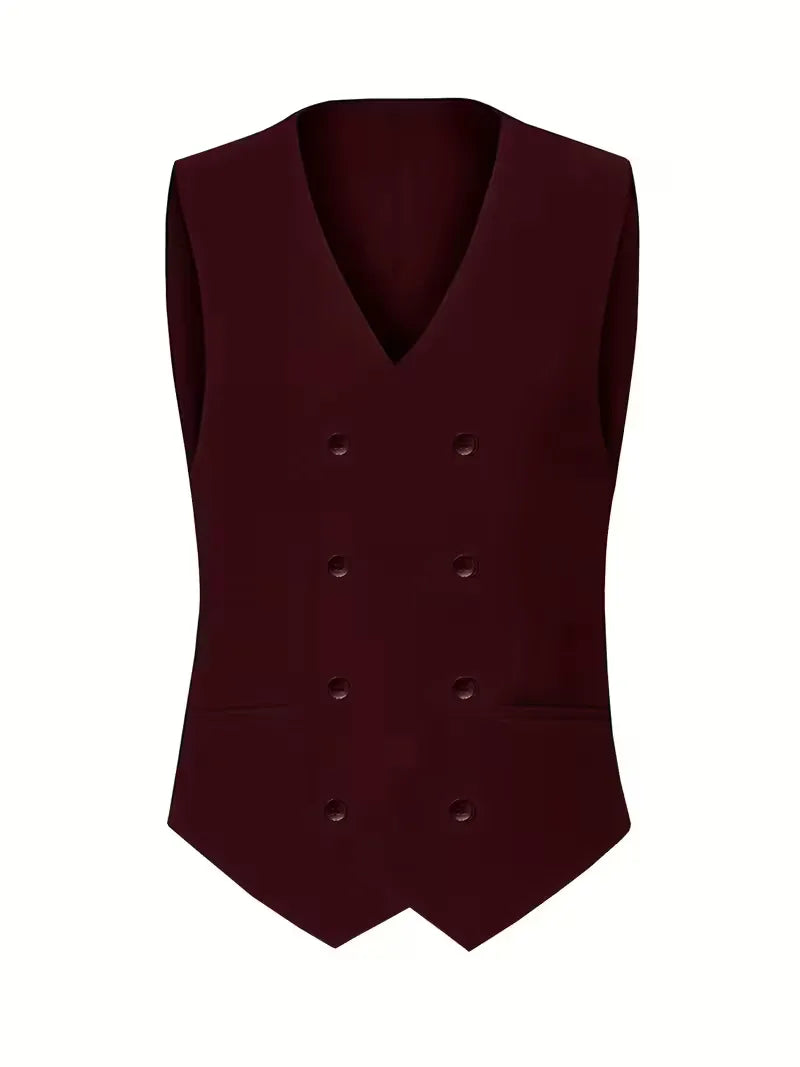 Completo Tre Pezzi da Uomo con Gilet Doppiopetto — foto 26