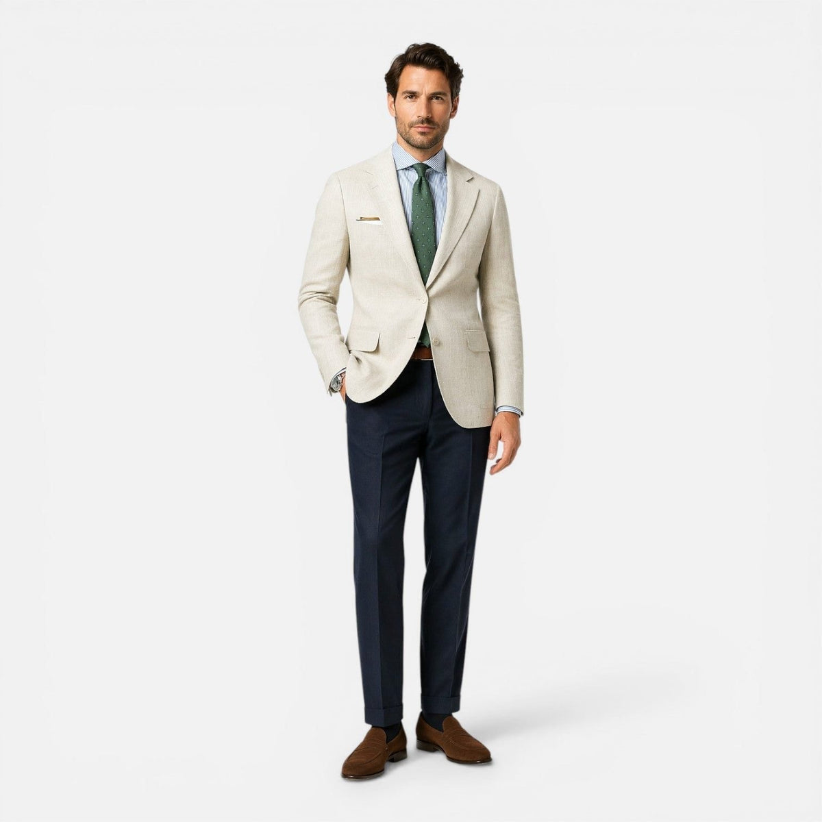 Blazer da Uomo Slim Fit per la Mezza Stagione — foto 3