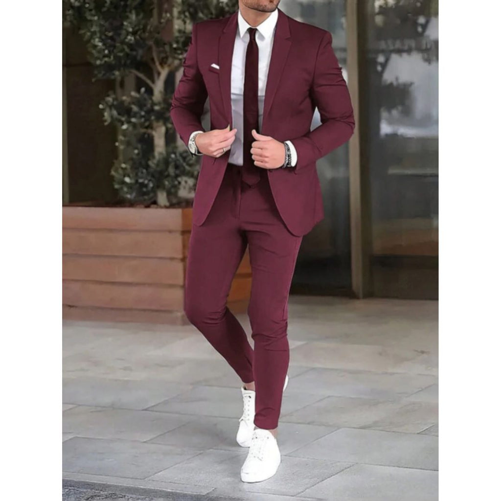 Completo Due Pezzi da Uomo Slim Fit — foto 2