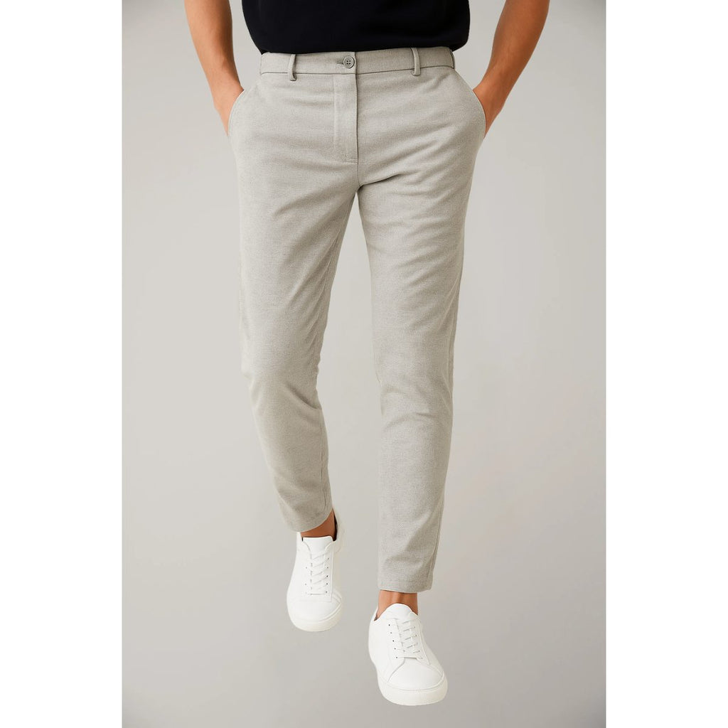 Pantaloni Chino Slim da Uomo Taglio Sartoriale — foto 10
