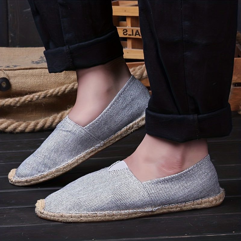 Espadrillas da Uomo Slip-On Suola in Iuta — foto 10
