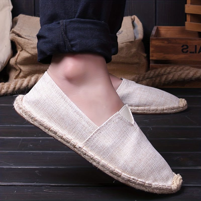 Espadrillas da Uomo Slip-On Suola in Iuta — foto 11