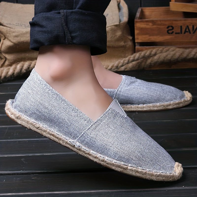 Espadrillas da Uomo Slip-On Suola in Iuta — foto 8