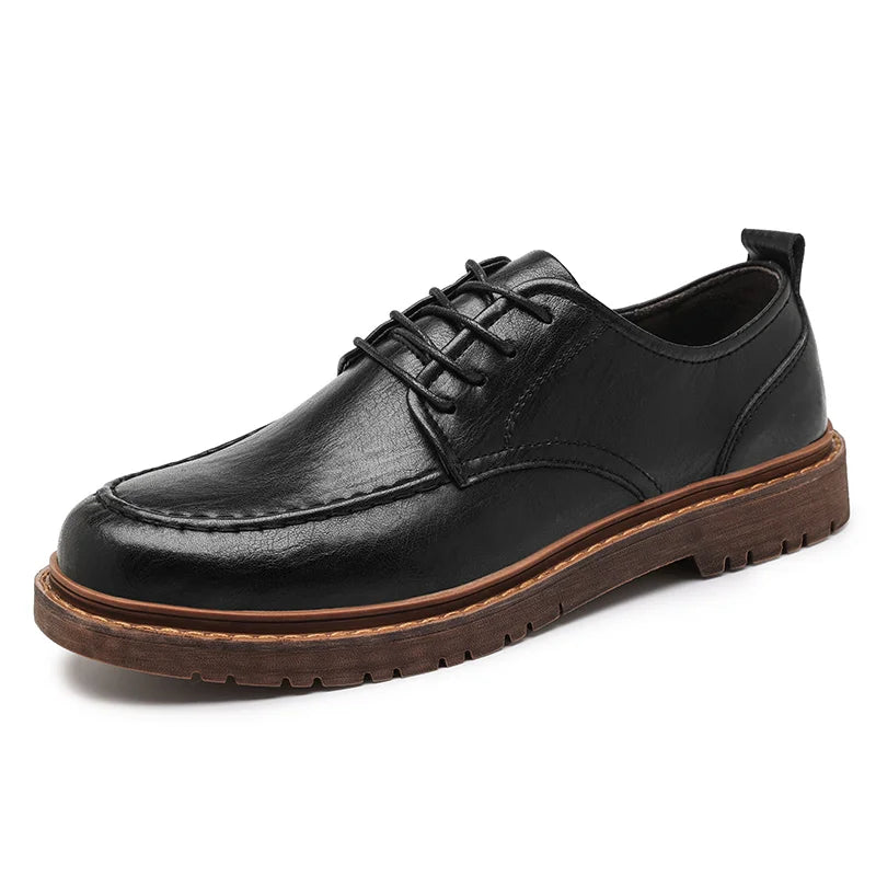 Sneaker da Uomo in Pelle con Dettagli Brogue — foto 8