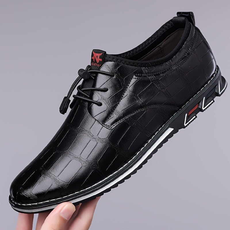 Sneaker da Uomo in Pelle Ispirazione Oxford