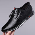 Sneaker da Uomo in Pelle Ispirazione Oxford