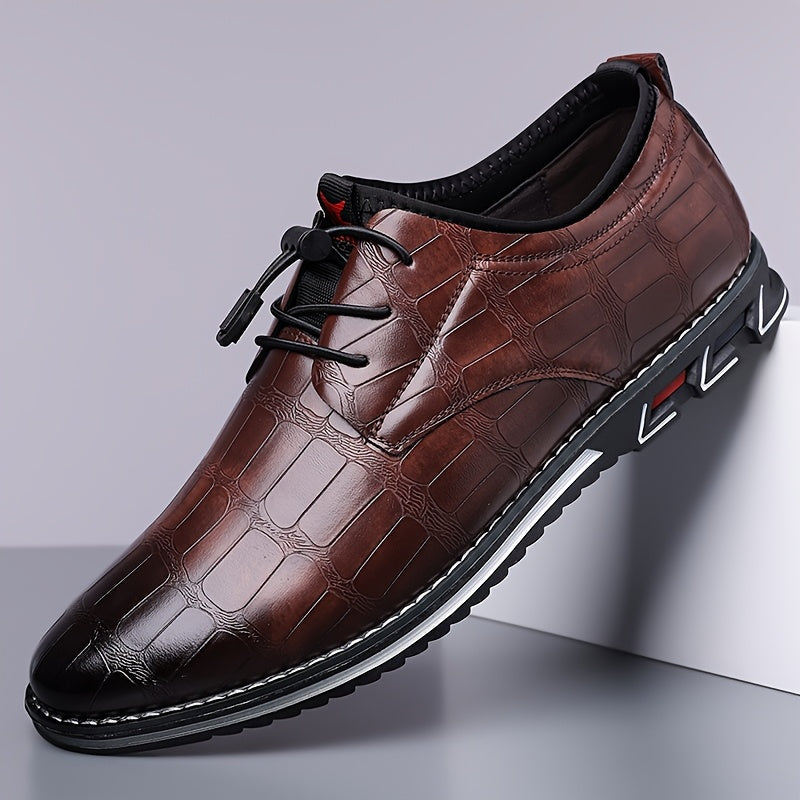 Sneaker da Uomo in Pelle Ispirazione Oxford — foto 11