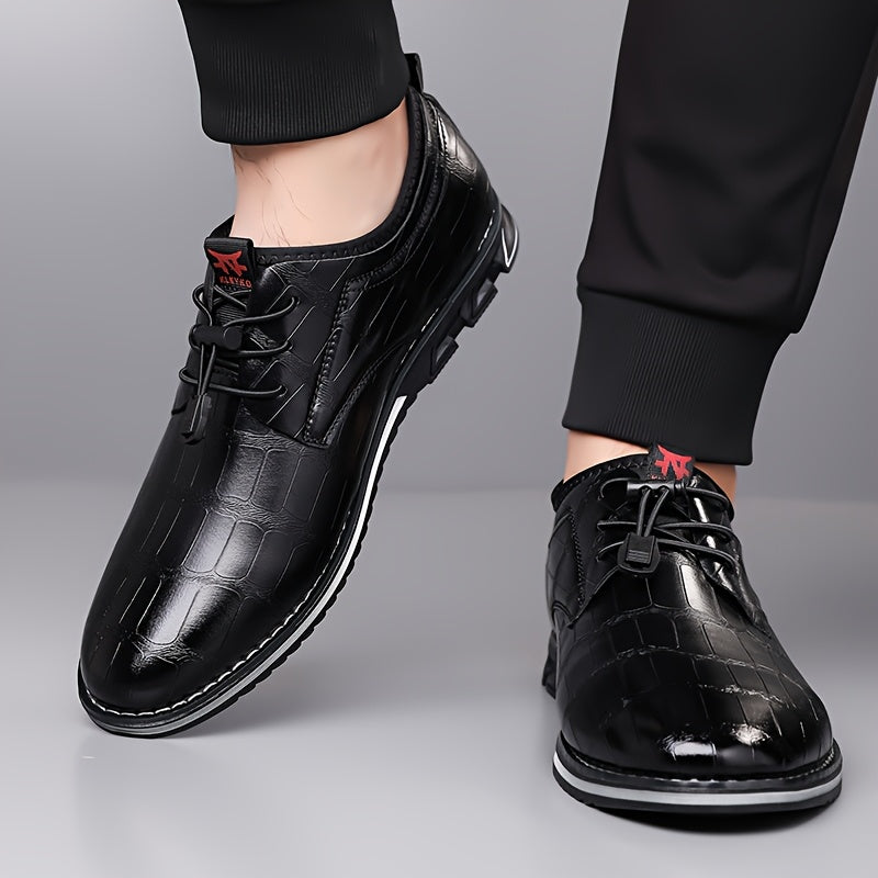 Sneaker da Uomo in Pelle Ispirazione Oxford — foto 4