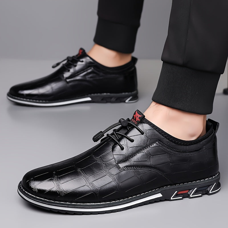 Sneaker da Uomo in Pelle Ispirazione Oxford — foto 7