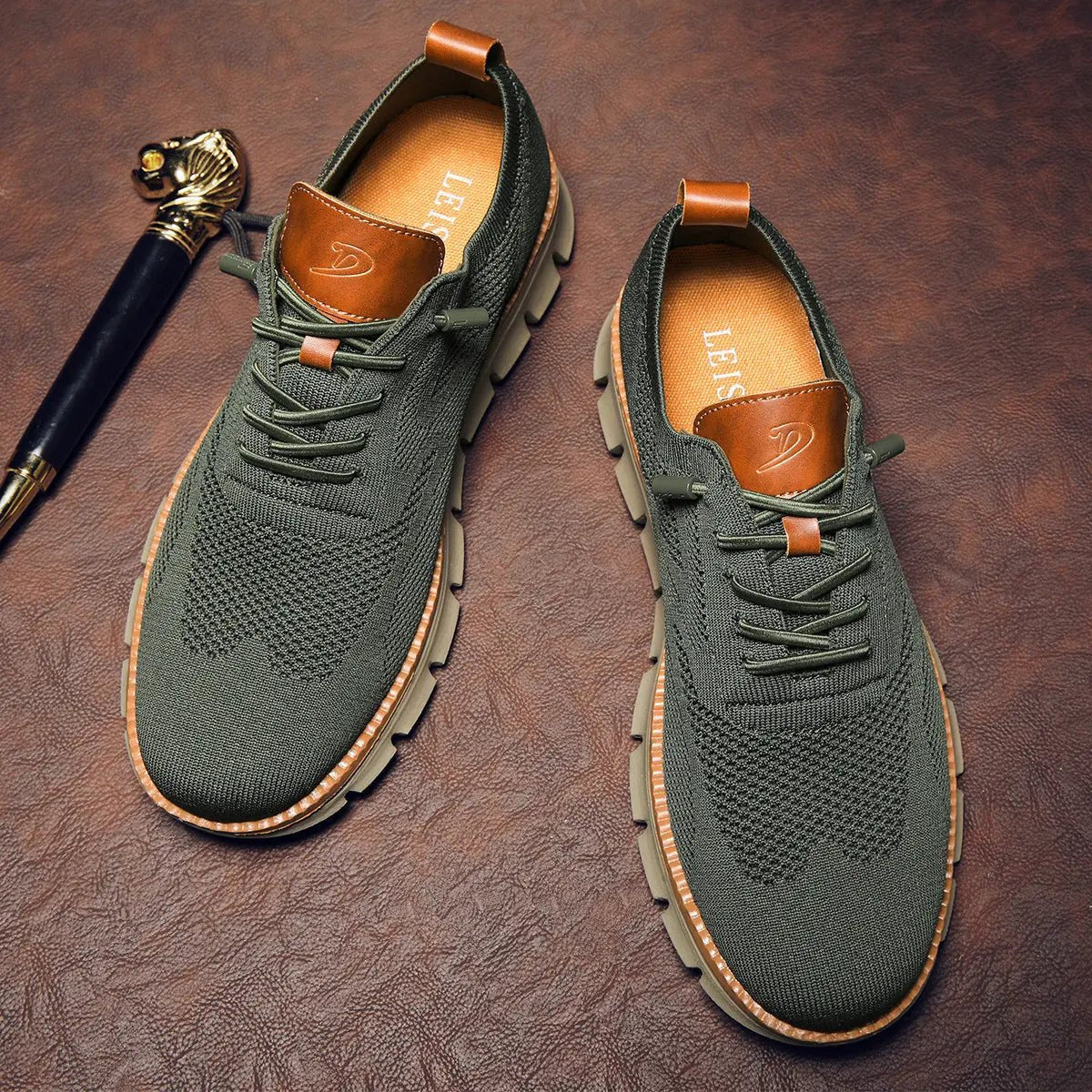 Sneakers in Maglia da Uomo Traspiranti e Ammortizzate — foto 11