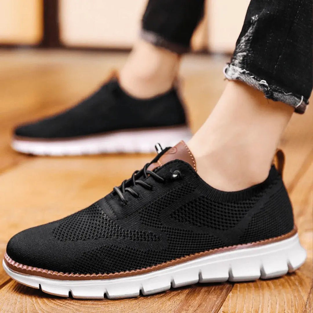 Sneakers in Maglia da Uomo Traspiranti e Ammortizzate — foto 2